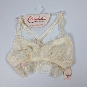 cream colored bralette