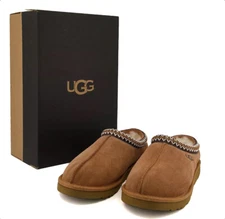 New 100% UGG Brand Men's Tasman Chestnut Slip on Shoes Slippers Sandals 5950