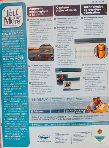 Logiciel Anglais PC Apprentissage Anglais - Avec Casque Niveau 4 Affaires - Photo 2/3