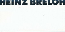 Einladungskarte/Invitation Card:Heinz Breloh Galerie Hafemann Wiesbaden 1995