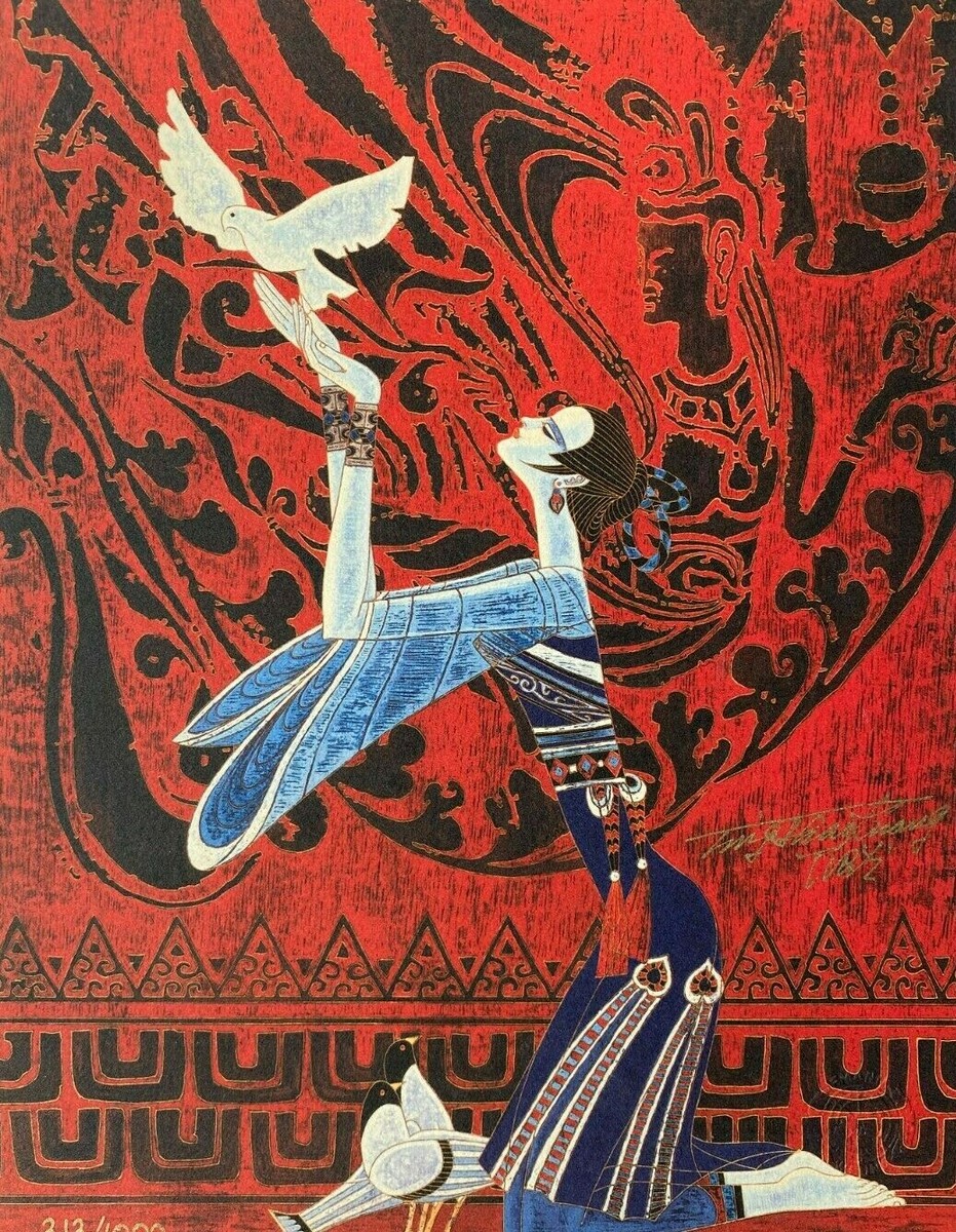 Ting Shao Kuang Hand Signed Art Print, 