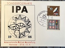 Karta wystawa policyjna 1966 stempel okolicznościowy
