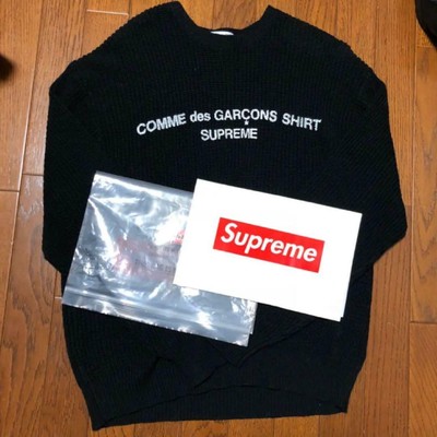 supreme cdg knit sweater