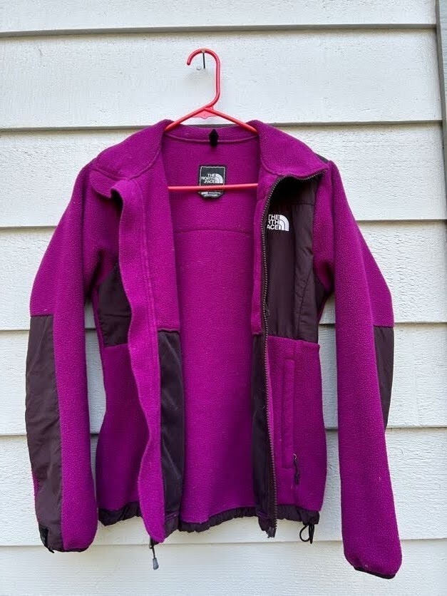 North Face Women's X-Small Denali Fleece Jacket Purple XS