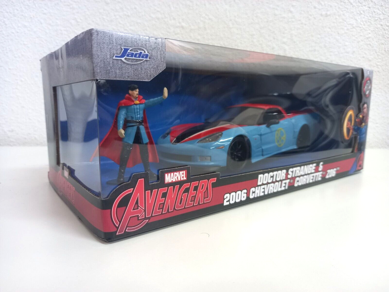 Chevrolet Corvette Z06 2006 e Doctor Strange 1/24Jada Toys Nuovo