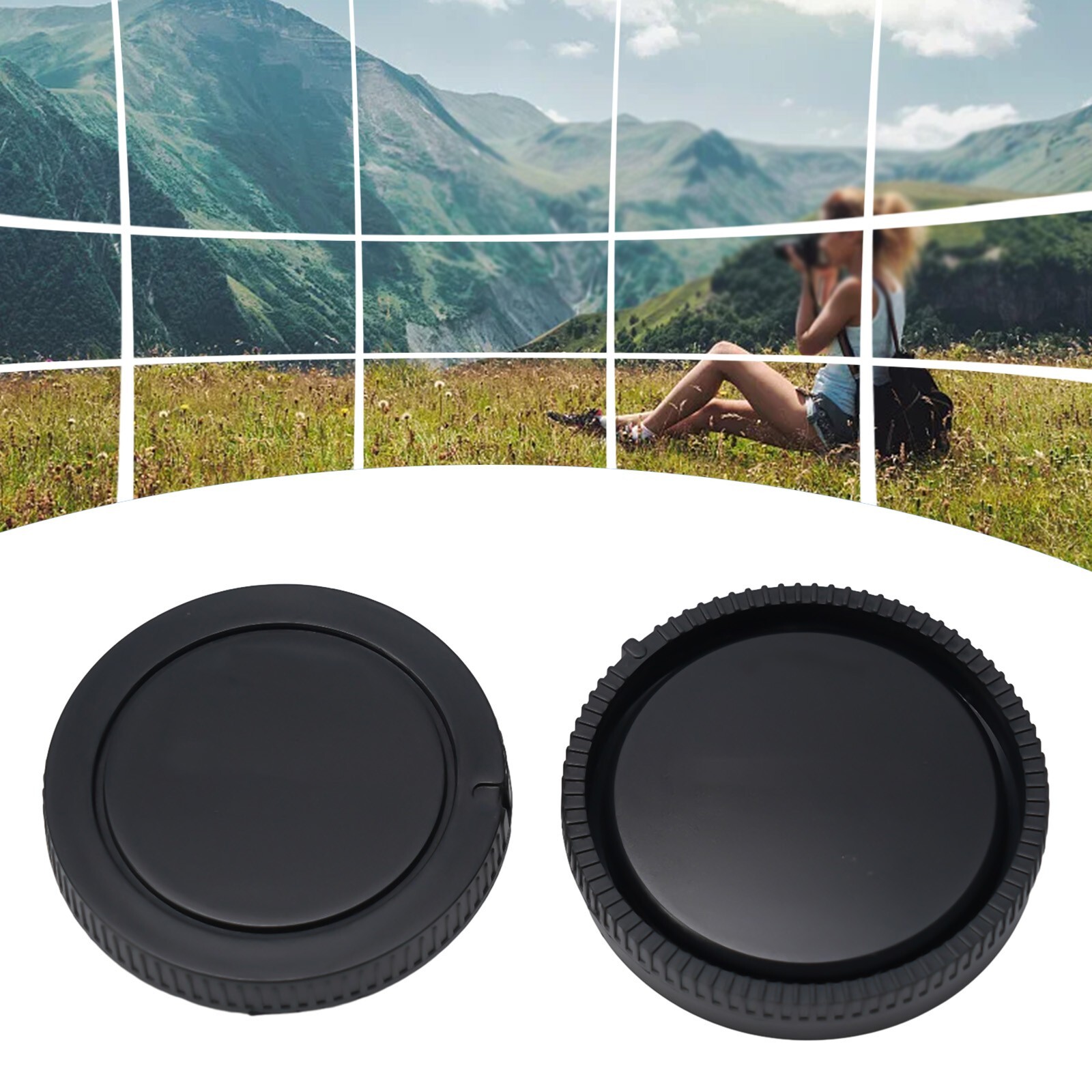 Lens Cap Set Compatibility for Sony E Mount NEX 7 NEX5N NEX 6 A6000 A7