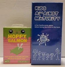 NEW! HOPPY SALMON (HAPPY SALMON -  Easter Version) & KIDS AGAINST MATURITY Games