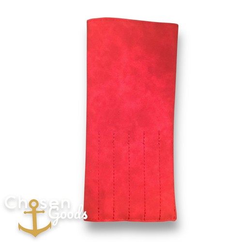 Luxie Pinceles de Maquillaje Brillo y Dorado 9 Piezas Juego de Pinceles Cosméticos de Lujo Rojo Estuche Suave - Imagen 3 de 7