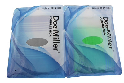 2 PAIR NEW - Doc Miller Open Toe Compression Leggings XL