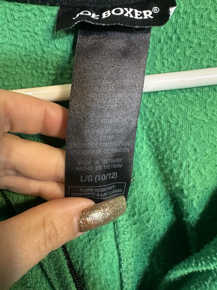 Joe Boxer Niños en Pieza Capucha Dormir Talla Grande 10 12 Foto 3 de 4