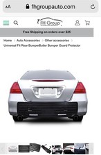 Rear Bumper Protector Guard Car Suv Truck Van Park Protect Wide Size