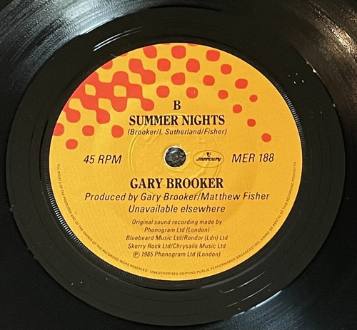 GARY BROOKER - 7" EP Lot: Homelovin'/ Lead me to Water/ 2 Fools in Love/ CLEANED - Picture 8 of 8