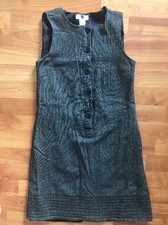 NEW GAP Women's Sleeveless Wool Dress Tunic Gray sz 1