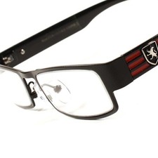 Sophisticated Black Cool Mens Womens Frame Clear Lens Glasses E17