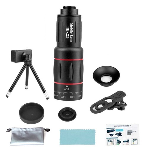 Telephoto Lens Monocular Zoom Cell Phone Lens Mobile Phone Lenses Camping - 第 20/21 張圖片