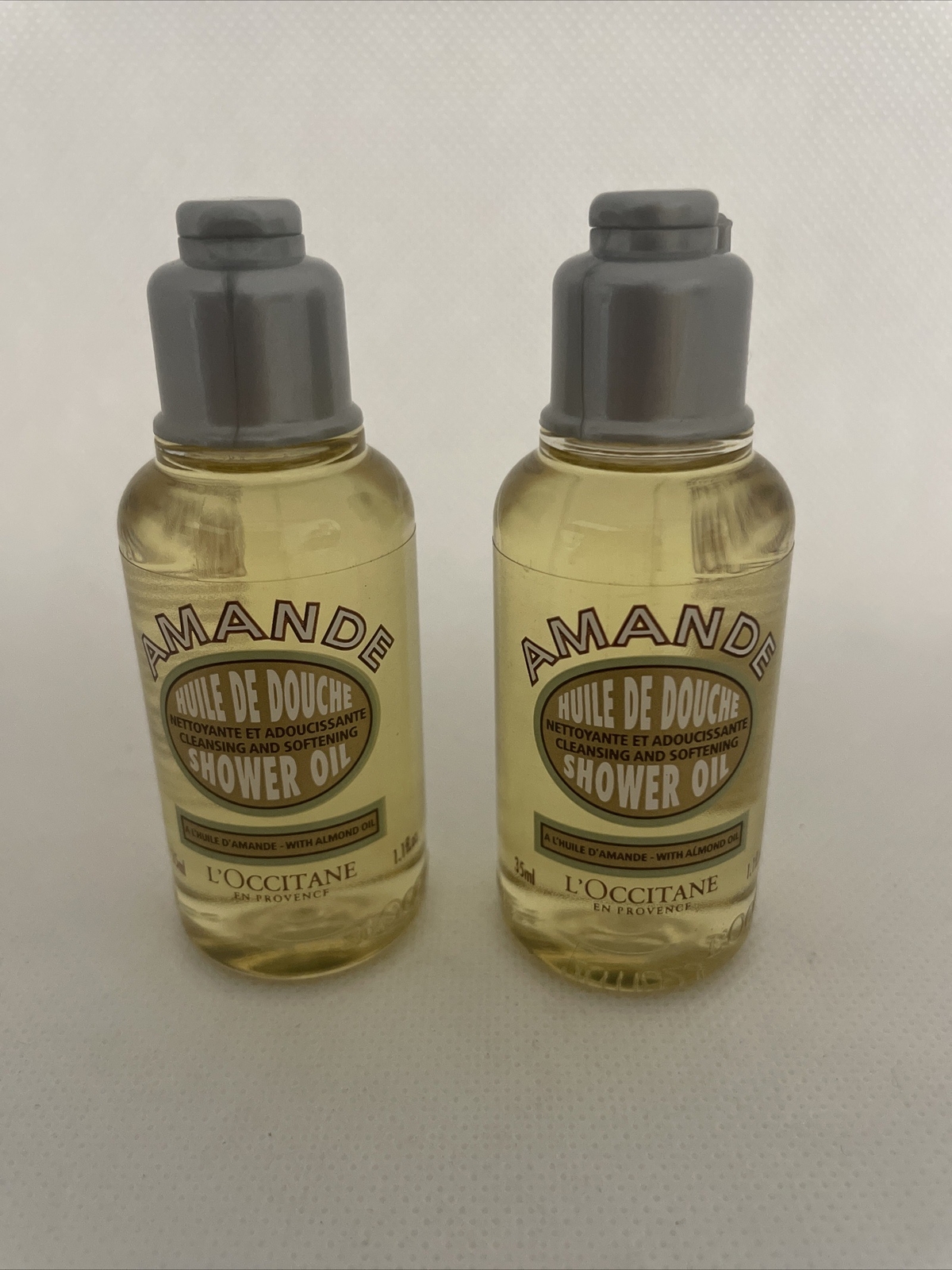 2X L'OCCITANE Amande Huile de Douche Shower Oil 1.1oz New eBay