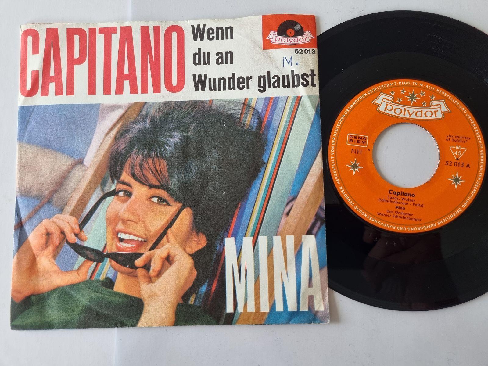 7"" Single Mina - Capitano Vinyl Germany