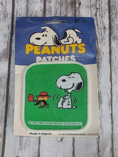 Vintage Peanuts Snoopy Woodstock Patch Sew On Sealed 70's 80's