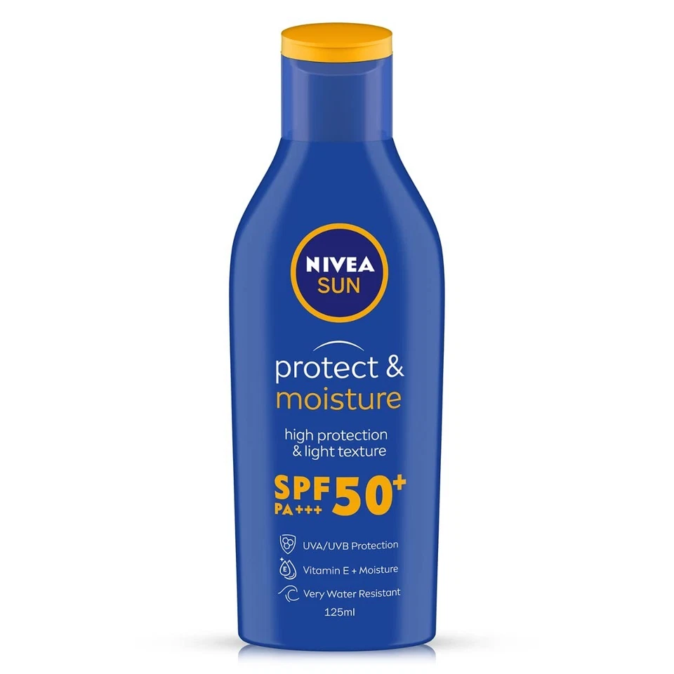 NIVEA Sun Lotion, SPF 50 , Water Resistant Sunscreen for Men & Women, 125ml - Image 2 of 4