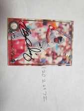 1994 Pacific Eduardo Perez Signed Baseball Card 