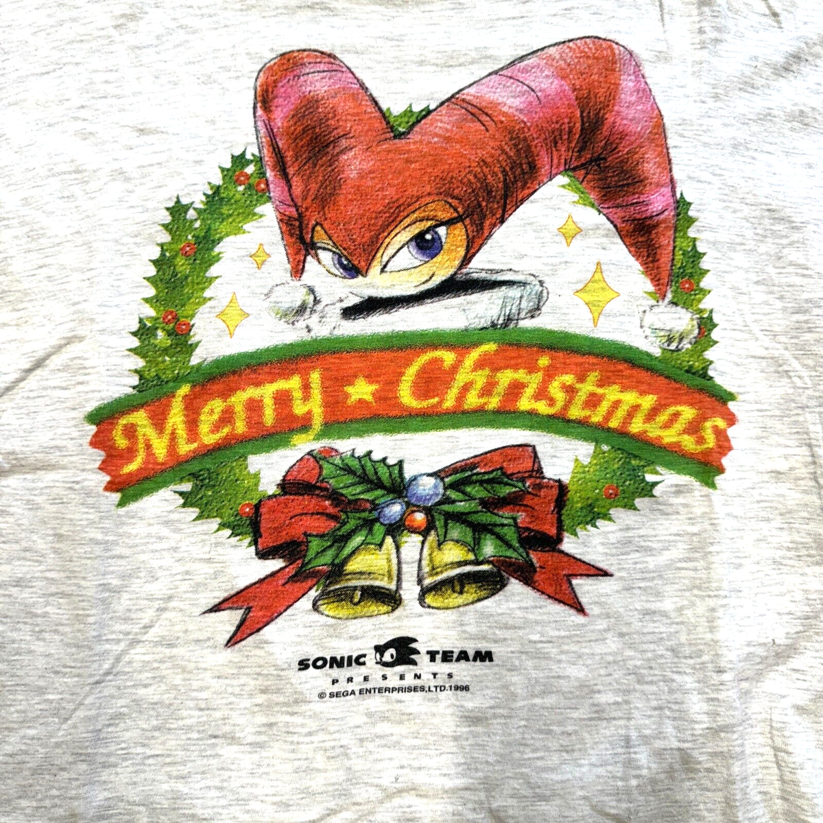 Sega Nights Into Dreams Christmas T-Shirt 1996 Size F Free