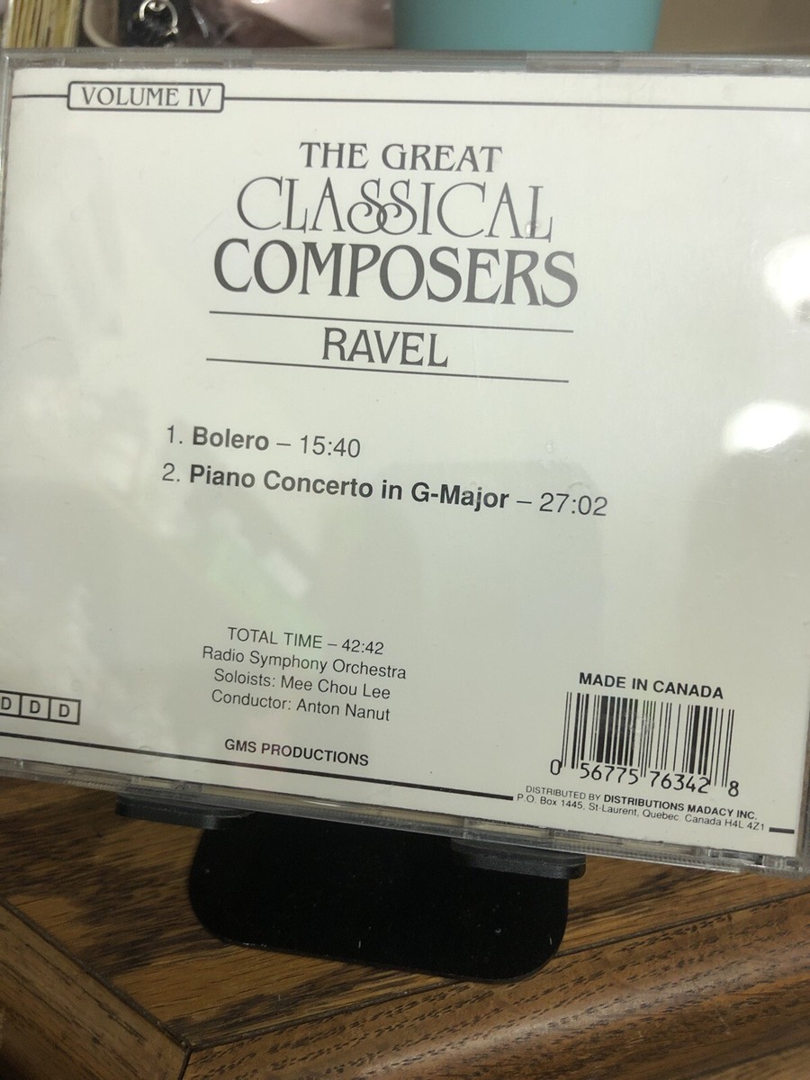 The Great Classical Composers : Volume IV Cd | eBay