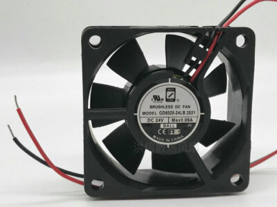 Original ORION FANS OD6025-24LB DC24V 0.08A 6CM 2-wire inverter cooling fan