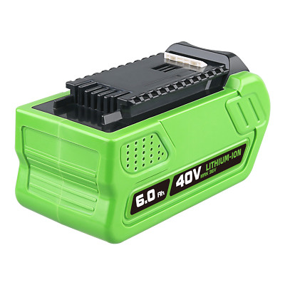 40 Volt 6.0Ah Für Greenworks 40V Akku G-MAX 29462 29472 29252 Li-Ion Batterie DE