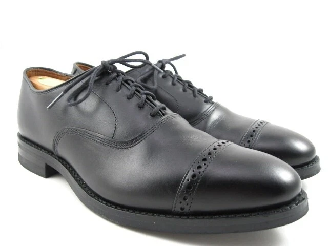 Allen Edmonds "FIFTH AVENUE" Hombre Gorra-Puntera Oxfords 9 D Negro DAINITE (577N) Foto 2 de 4