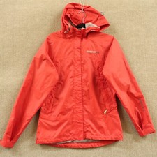 Didriksons 1913 Jacket 36 (us 6) Red Windbreaker Rain Coat Storm System Hiking