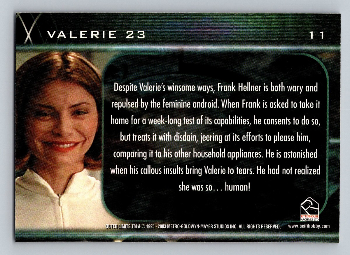 2003 MGM The Outer Limits #11 Valerie 23 Trading Card Scifi