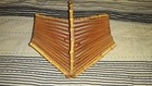 Vintage Folding Bamboo Fruit Napkins Holder  — photo 3