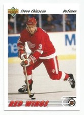 STEVE CHIASSON 1991-91 UPPER DECK CARD MINT CONDITION