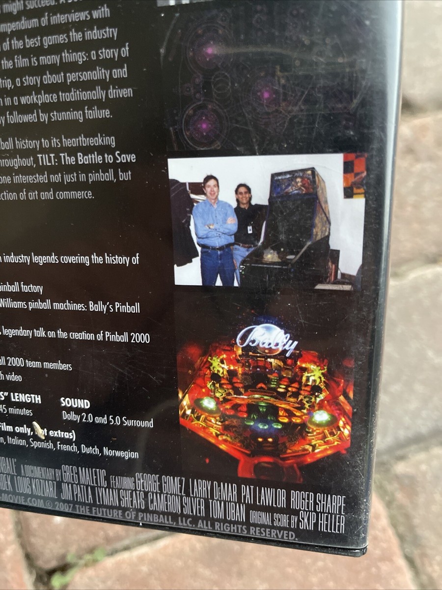 Tilt! The Battle to Save Pinball - 2 DVD Collector Set RARE