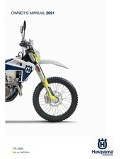 Husqvarna Owners Manual Book Guide 2021 FE 350s