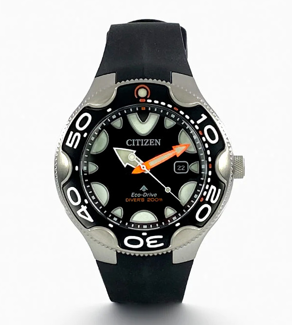 Citizen Promaster Orca Dive Black Dial Watch BN0230-04E Polyurethane Band