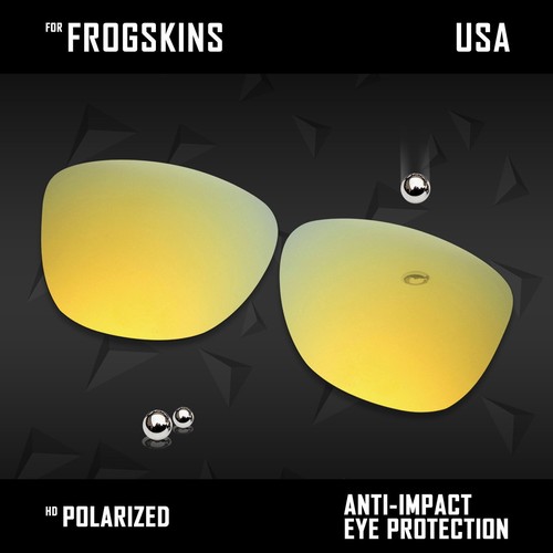 Anti Scratch Polarized Replacement Lenses for-Oakley Frogskins OO9013 Options - 第 14/78 張圖片