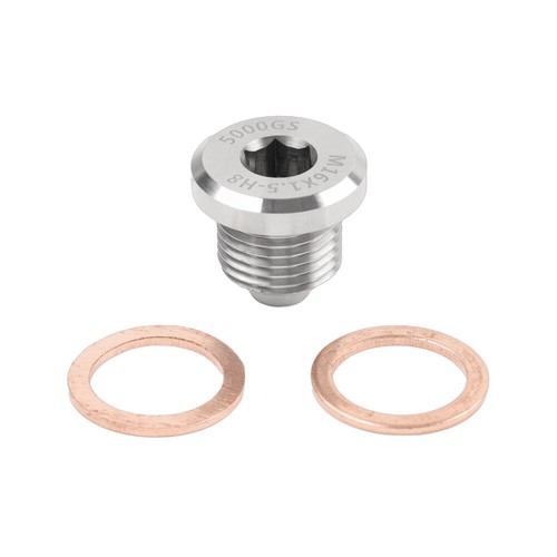 Stainless Steel M16x1.5 Magnetic Engine Oil Drain Plug For Mini Subaru Toyota - Picture 2 of 12
