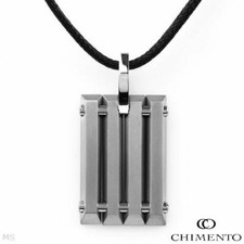 Chimento Collier Ras Du Cou En Acier Pour Homme
