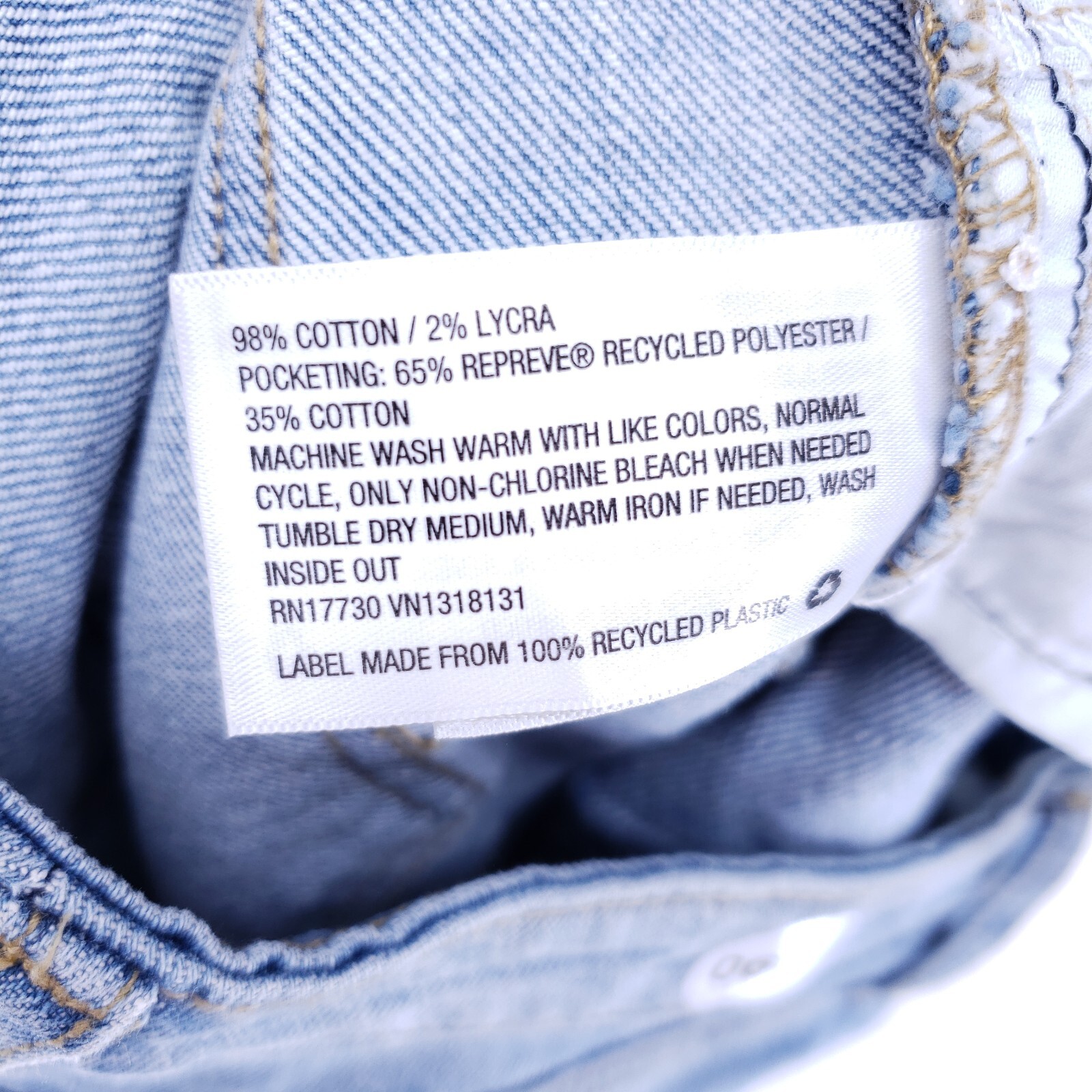 Universal Thread Destroyed Straight Raw Hem Jeans… - image 7