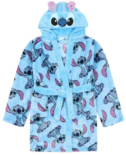 Damen Lilo and Stitch blau Fleece Dressingkleid - Bild 3 von 5