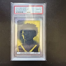2023-24 Panini Hoops Presentations Keyonte George RC ROOKIE SSP PSA 10 GEM MINT