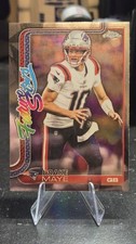2025 Topps Chrome Football - Drake Maye Future Stars Insert FS-7 Patriots