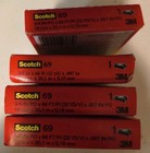 Lot Of (4) 3M Scotch 69 Glass Cloth Electrical Tape 1/“x66’x.007” — photo 3