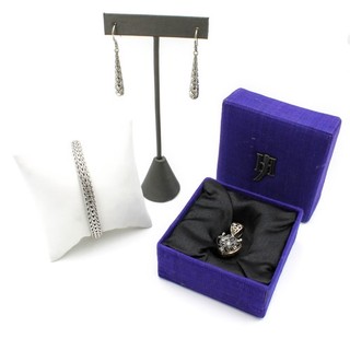 John Hardy 925 18k Black Sapphire Earrings Bracelet Pendant Lot of 3 #S4534 4
