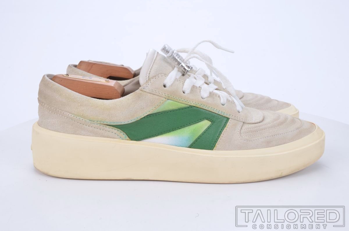 FEAR OF GOD FOG Suede Interstellar Green Essentials Shoes Sneakers EU 41 / US 8 View 2