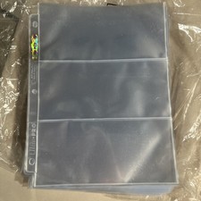 50 Ultra PRO Platinum 3-Pocket 4x6 Pages Sheets Photo Currency Coupon Post Card