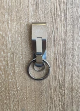 Stainless Steel Belt Clip For 1.5" Belt Pants Keychain Holder Keyring KC038 USA