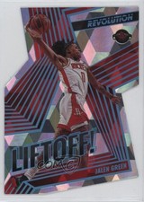 2021-22 Panini Revolution Liftoff! Cubic 22/50 Jalen Green #9 nd3
