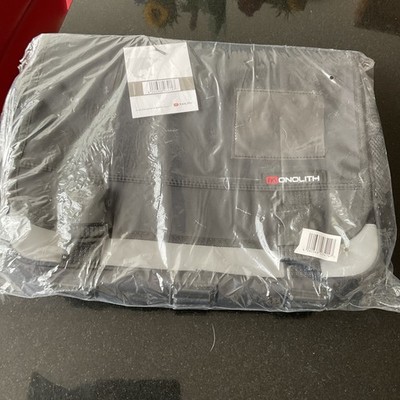 Monolith 4192 Hergestellt in Deutschland Schwarz Wasserdicht Laptop Aktentasche Messenger Bag